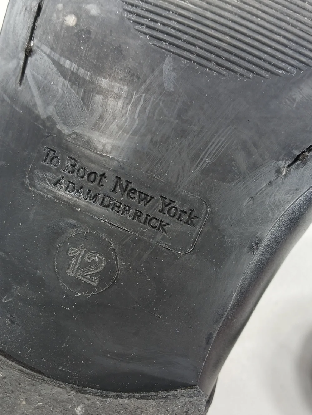 To Boot New York Black leather cap toe Oxford (Adam Derrick)